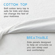 Bedecor Coprimaterasso Impermeabile 90x200cm,Cotone Top (Oeko-Tex Standard 100)