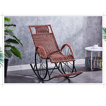 Moolo Zero Sdraio Zero Gravity Chair Sedie da Patio Oversize e Reclinabili Resistenti alla Ruggine con Poggiatesta Imbottiti Regolabili Sedia gravità (Color : Brown Yellow)