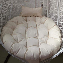 LLKK - Cuscino rotondo per sedia Papasan, con cuscino, per sedia a dondolo da appendere senza supporto, per patio