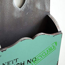 Zebery - Portachiave da parete in legno, organizer per lettere e ganci per la casa
