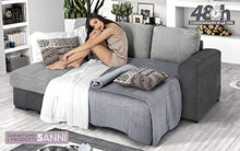 Dafnedesign.Com - Divano Letto angolare con penisola Contenitore Reversibile - Dimensioni: cm 229 x 148 x 88h