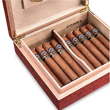 JKCKHA Cigar Humidor, Viaggio Convenienza sigari Scatole, idratante Legno di Cedro Cigar Humidor, Legno Solido Vernice Scatole, Anti-Pressione