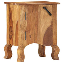 vidaXL Comodino 40x30x50 cm in Legno Massello di Sheesham