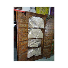 int. d'ailleurs - Vecchio Armadio Indiano con Ante ad Arco Alte 202 cm - VM390