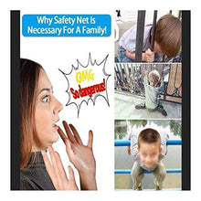 WaiMin Ringhiera da esterno for bambini Rete di sicurezza Rete da recinzione Scale Rete anticaduta Protezione for bambini Rete da calcio Decorazione da rete Rete da appendere Abiti Ristorante Bar Nero