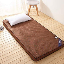 LoveHouse, Tappetino da Pavimento per Dormire, Morbido e Spesso Materasso futon Giapponese, per Studenti, dormitori, Pieghevole, Marrone, 120x190cm(47x75in)