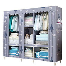 JFFFFWI Armadio assemblato Semplice Armadio in Legno Massiccio 165 * 45 * 170cm (Colore: C)