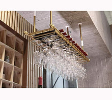 Qfeng - Scaffale per bottiglie di vino, portabottiglie da vino a testa in giù, per la casa e il bar, 80 cm