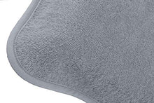 Rivestimento per sdraio, in spugna 100% cotone, Cotone, grigio, 70x200 cm
