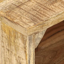 vidaXL Comodino 40x30x50 cm in Legno di Mango Grezzo