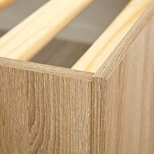 Inter Link Letto Singolo Melamina, Decoro Rovere