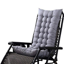 Hanhan, cuscino per sedia a dondolo da giardino, cuscino per sedia a dondolo da giardino, con laccetti, 120 x 45 cm