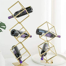 Leifeng Tower Classico Wine Rack Metallo Materiale Creativo Wine Rack Wine Rack casa Piazza Ferro Bottiglia di Vino Rack Lattice