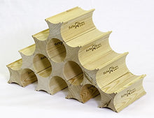 'portabottiglie da Block' in legno (confezione singola)