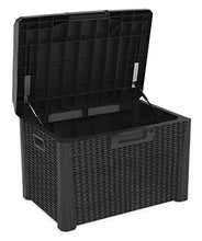 BaulE multiuso Compact resina L73xP50xH49 cm. - Lt. 125. Colore antracite