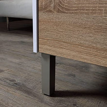 Kiamami Valentina MOBILE BAGNO 90 CM CON LAVABO INTEGRATO BASE BIANCA E ROVERE | LAGUNA