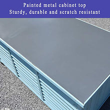 WLOWS Scatola da Giardino in Plastica per Esterni Mobili da Giardino Blu/Bianco 132 X 66 X 60 Cm (L X P X A),White