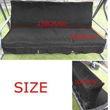 Mokia - Coprisedile per altalena a 3 posti, per portico o altalena da giardino, 150 x 150 x 10 cm