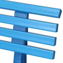 BLOME-TIL. Ibiza Panca, plastica, Azzurro, 54 x 120 x 74 cm, 50926