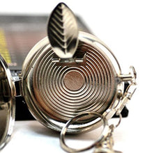 SaySure - Stainless Steel Portable Circular Ashtray (with Keychain),Silver