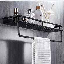 GYCS Mensola per Bagno Mensola per Bagno Nera Spazio per Doccia in Alluminio Mensole angolari Porta Shampoo per Bagno Accessori per portaoggetti da Cucina