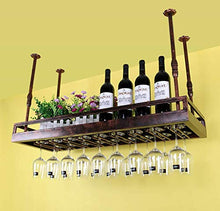 WLABCD Cremagliera per Vino Home Red Holder Portabicchieri per Vino Ristorante Bar S, Supporto per Calice Appeso, Cereale Del Bicchiere Di Vino Creativo Porta Bicchiere da Vino,80X35Cm,B.