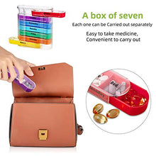 Organizzatore per medicinali a 28 celle a prova di umidità, mini valigetta per medicinali portatile Organizer settimanale per pillole Vassoio rimovibile e coperchio per dispenser di design