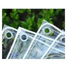 LSXIAO Teloni Impermeabili Resistenti Telone Trasparente con Occhielli in Metallo, Copertura in Plastica 450GSM Resistente alle Intemperie Perfetto per Coperture per Terrazzi E Serre