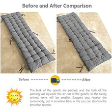 LoveStory Cuscino per Sdraio Lettino Universale Cuscino Imbottito per Sedia a Sdraio Relax con Cappuccio Antiscivolo 170x53x7cm (Grigio)