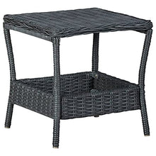 vidaXL Set Divani da Giardino 2 pz con Cuscini Polyrattan Grigio Scuro