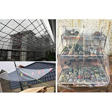 MTYLX - Telone di grandi dimensioni, resistente, in PVC trasparente, impermeabile, per giardino, balcone, auto, 0,5 mm di spessore, 1,7 × 1,9 m