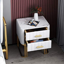 Comodino comodino camera da letto in pelle bianca armadietti 2 cassetti armadio per camera da letto soggiorno