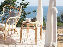Beliani Lounge Set da Giardino 4 Posti in Rattan Naturale Beige Brindisi