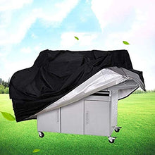 N / A mobili coperture mobili da Giardino mobili da Giardino in Tessuto coperture Impermeabili Coperchio Coperchio Oxford, Nero, 5 Pezzi Coprono mobili da Giardino (Dimensioni, 190x71x117cm.