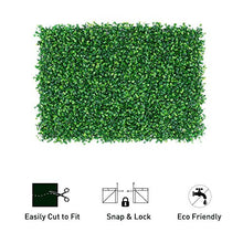 YLiansong-home Siepe Artificiali, Pannelli Artificiale bosso Faux Verde Bosso Parete Mat Privacy Screen UV Recinzione protetta Patio Backyard Garden 12 Pezzi per Balcone Recinzione