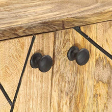 vidaXL - Sideboard 118 x 30 x 75 cm Massivholz Mango