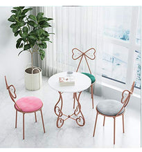 CSQ-Confortevole Ragazze Camera Trucco Sgabello, dormitorio Sgabello Decorativo Arte del Ferro dei Capelli Parrucchiere Salone di Bellezza Reception Sgabello Mobili Decorativi