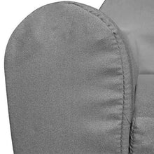 Festnight Poltrona/Divano Letto per Bambini in Tessuto Grigio/Rosa - Arredi Casa