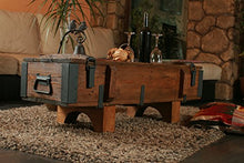 Cassapanca in legno di pino, stile antico e rustico, ideale per cottage vintage