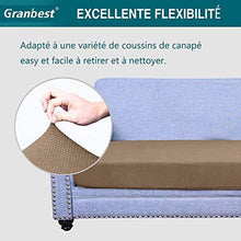 Granbest - Fodera per cuscino per sedia, idrorepellente, per divano e divano, estensibile, in tessuto jacquard (1 posto, cammello - Arredi Casa