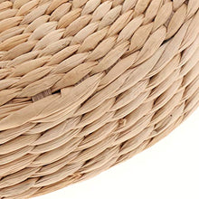 2 Pezzi Cuscino da Pavimento Rustico Paglia di Paglia Sedia da Meditazione Meditazione Ottomana, Spessore 6 cm e 20 cm