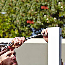Dioxide 40 Pezzi Kit di Fissaggio e Installazione per Tenda a Vela Rettangolare e Triangolare, Acciaio Inossidabile Kit di Installazione per Vele Parasole e Tende, Ombra Giardino