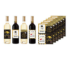 JUSTDOLIFE JUSTDOLIFE 12 Sheets Beer Bottle Sticker DIY Bottle Sticker Wine Sticker for Graduation