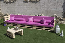 Sofa PALETS Europeo 2,4 m nuovo a strenar interno/esterno al naturale