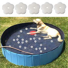 FLAMEER 5 X Spugna Cremosa per Assorbire L'olio per Piscine E Spa della Vasca Idromassaggio - Bianco, cavità del Fiore