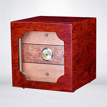 XUSHEN-HU Accessori Cedro Sigaro con Legno di Cedro Vernice Pelle Verticale Visuale Cigar Scatole Humidor Cigar