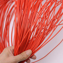 Materiale per tessitura in rattan sintetico sintetico in rattan sintetico, 500 g, colore: rosso