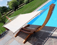 SAS AS-S Supporto para Amaca XXL 410cm Deluxe Nobile in Legno larice MOD. 'Dominica' con Amaca