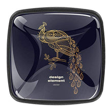 Dresser Drawer Cabinet Knobs Crystal Glass Knobs Pulls for Kitchen Wardrobe Cupboard Bathroom Cabinet 4 pcs Animal Peacock Bird