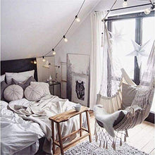 LKITYGF Allegro Pantaloni da attaccatura da Interno e da Esterno Sedile per Oscillazione 2 Cuscini Incluse con Tasca per Camera da Letto Grande Sedia Amaca Morbida e kidshammock
